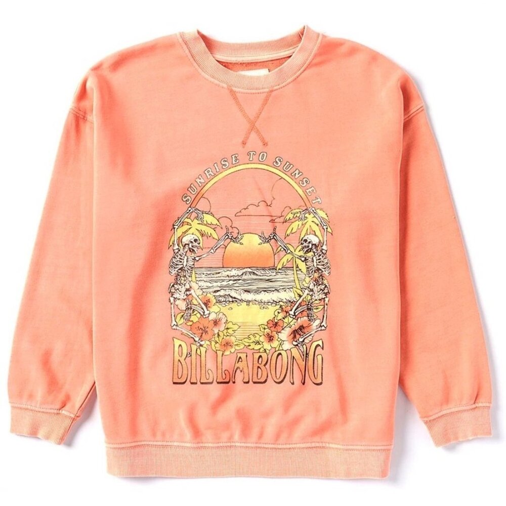 NWT - Billabong Girls/unisex sz S Sunrise to Sunset Sweatshirt
